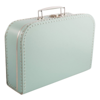 Kinderkoffertjes Effen - 25 cm - Diverse kleuren (25-7810)